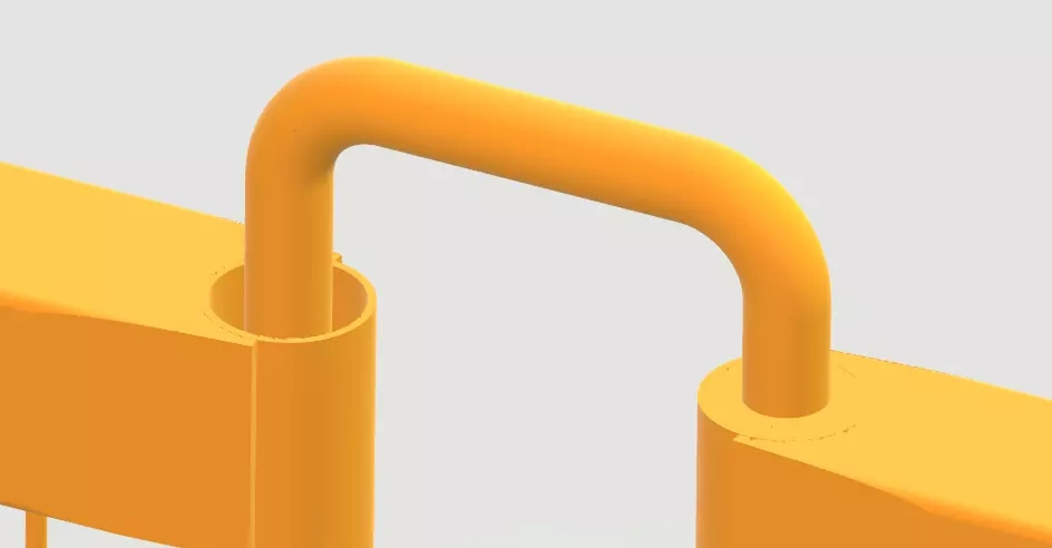 No Thru Foot and Fence Assembly