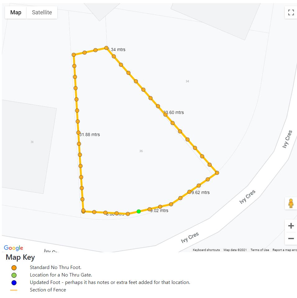 No Thru Mapping Order System