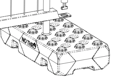 No Thru Foot Schematic